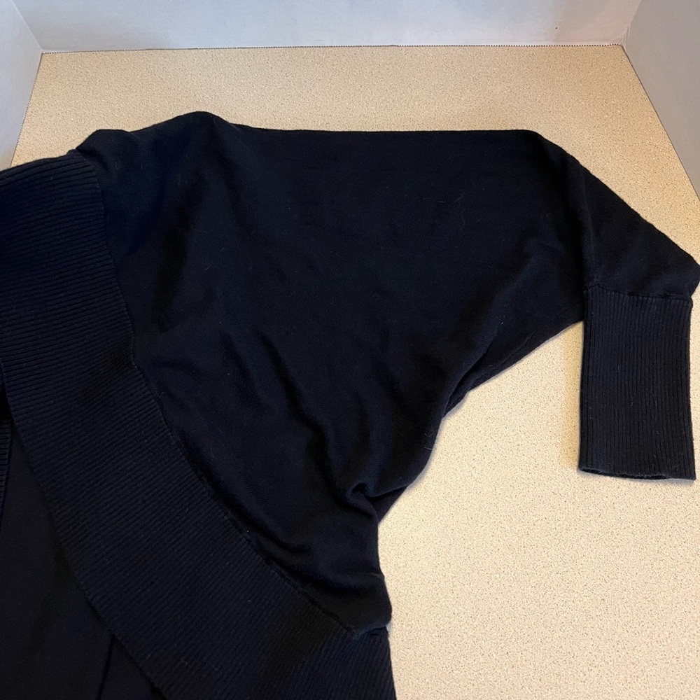 Elle Brand Black Cardigan Size Small - Picture 4 of 5